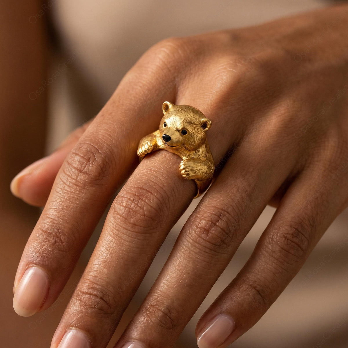 Bague Ours des bois
