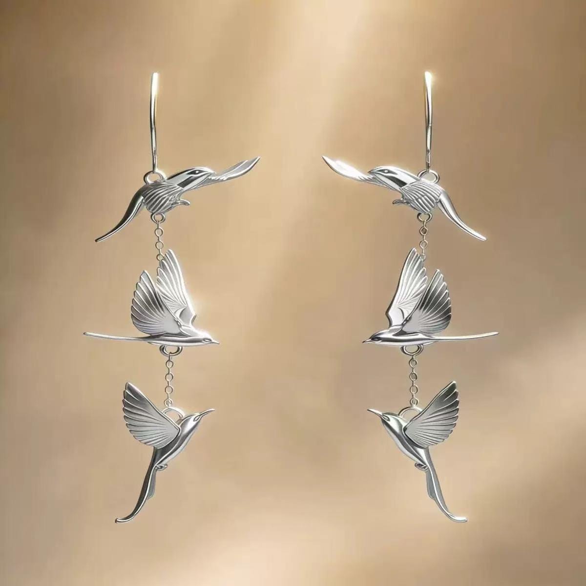Golden Lark Earrings