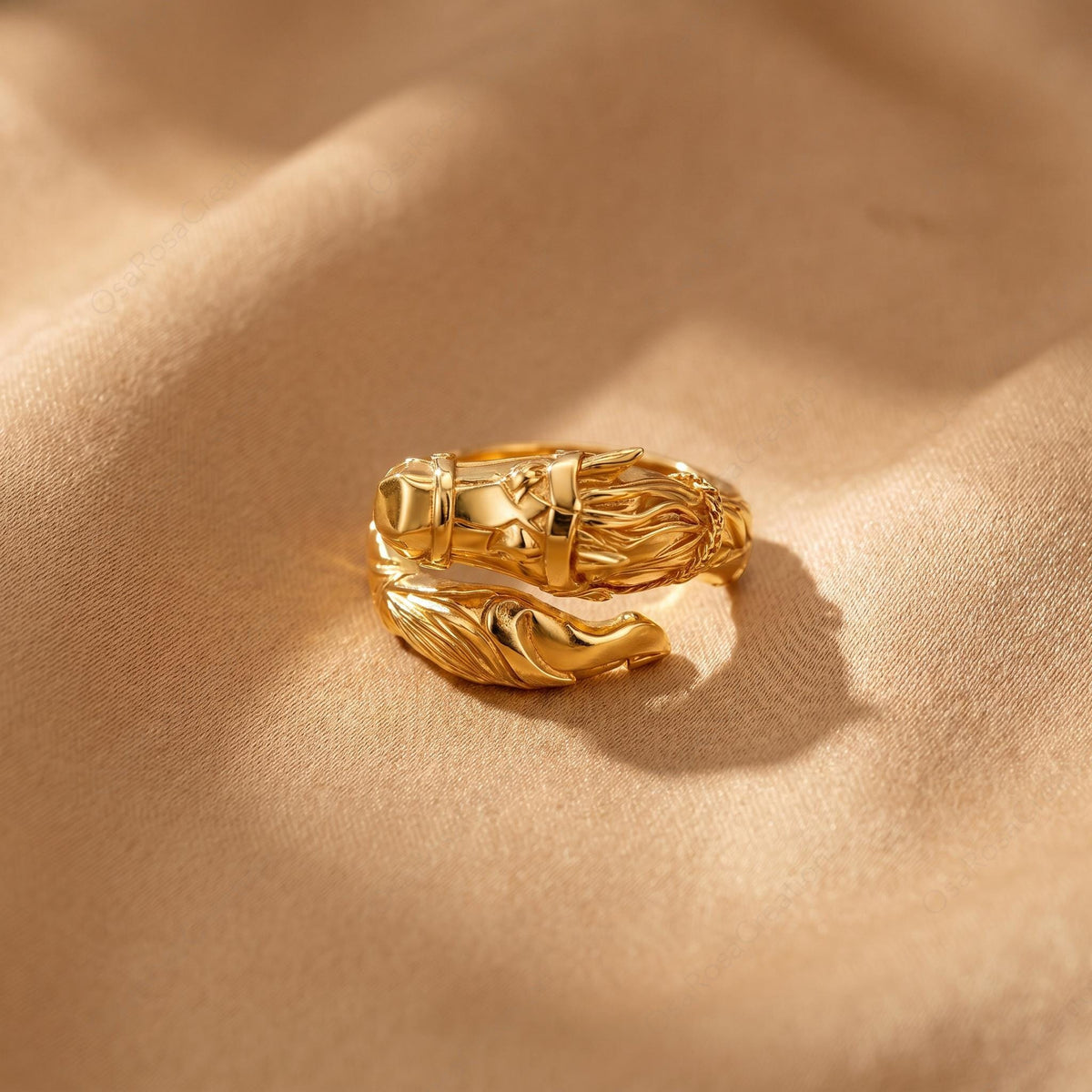 Equestrian Horse Wrap Ring