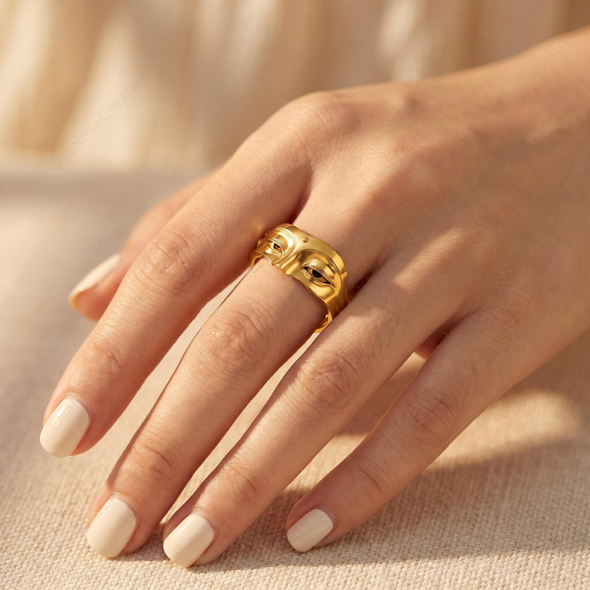 Abstract Face Ring