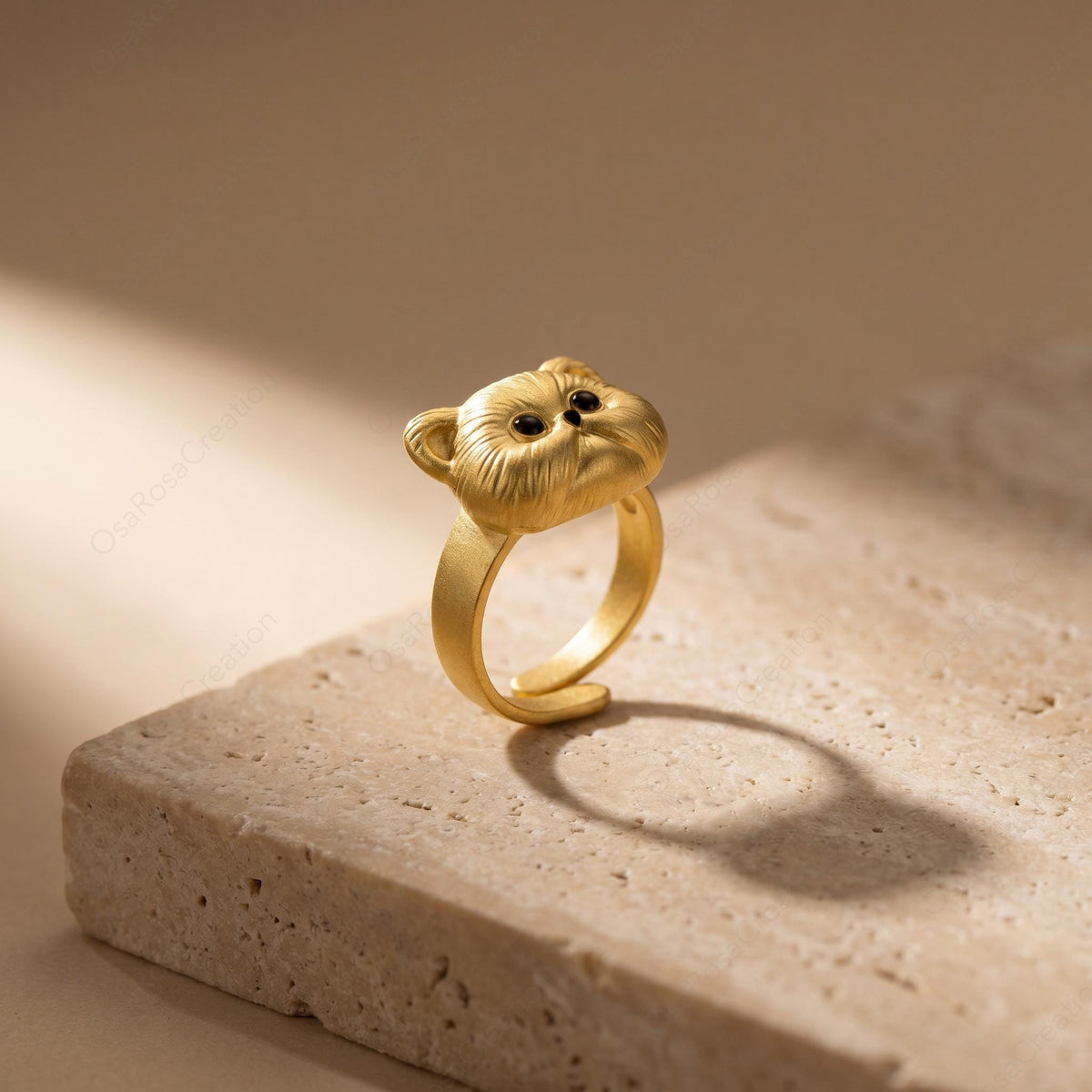 Textured Cat Ring