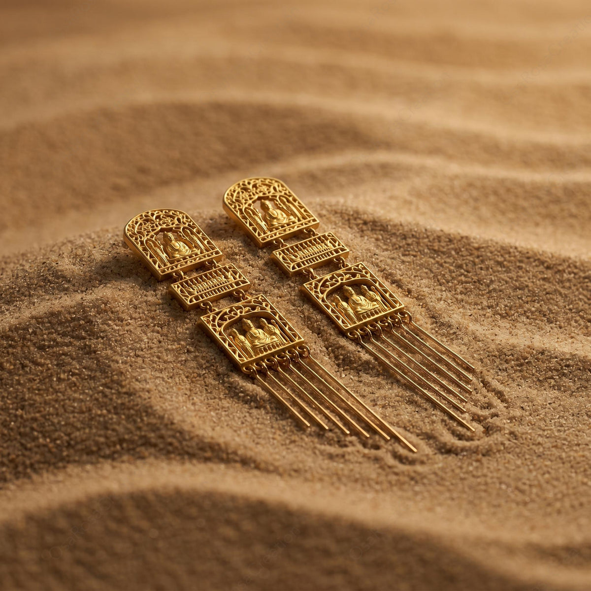 Zen Buddha Earrings