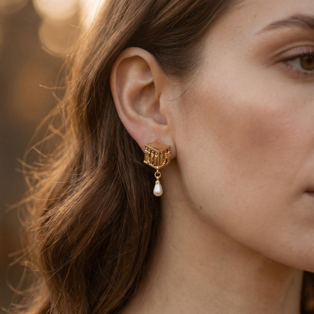 Boucles d'oreilles l'Académie de Platon