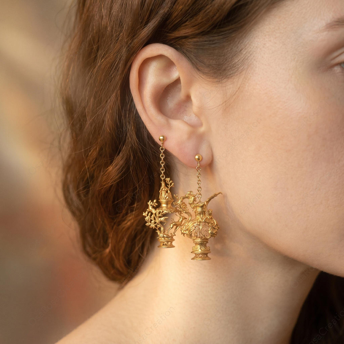 Boucles d'oreilles Bateau Verseau