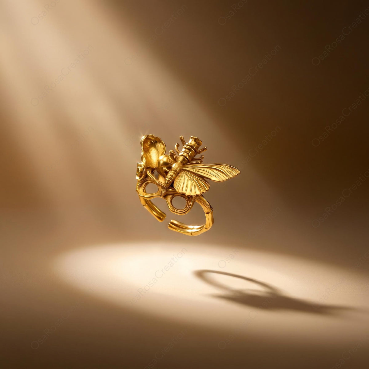 Art Nouveau Butterfly Ring