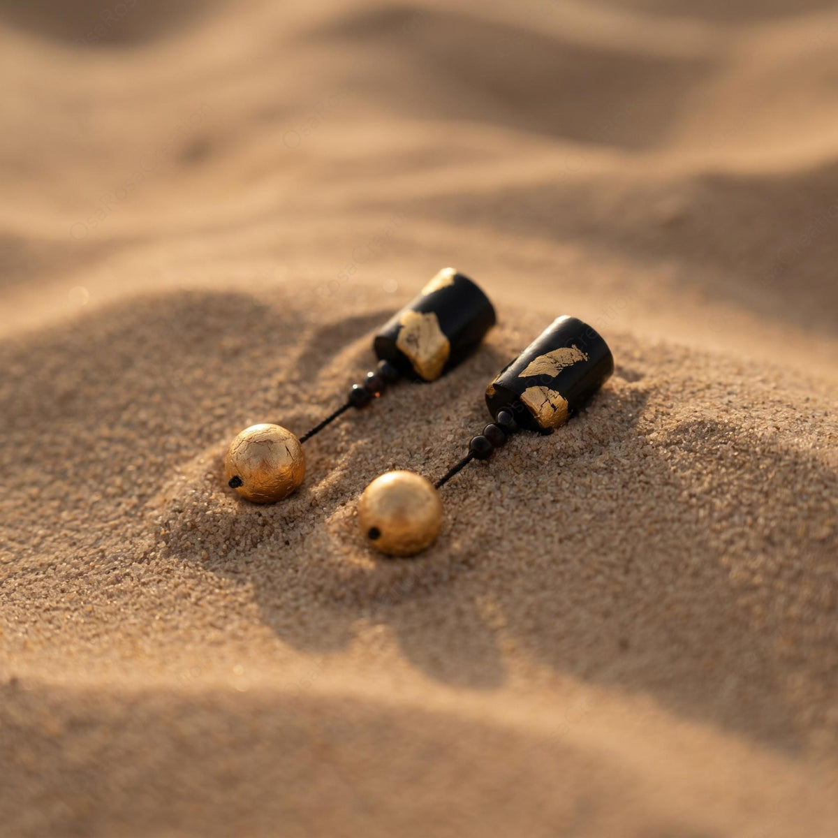 Desert Gold Drop Earrings