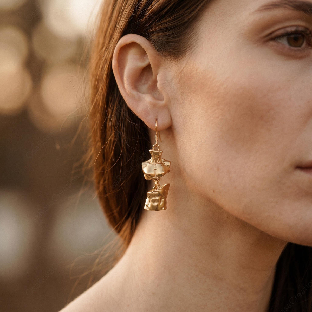 Venus & David Fragment Earrings