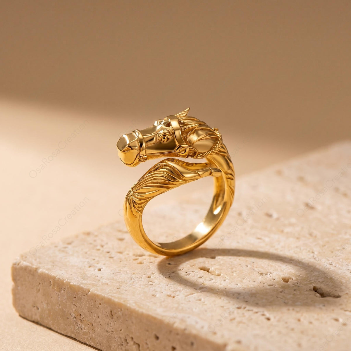 Equestrian Horse Wrap Ring