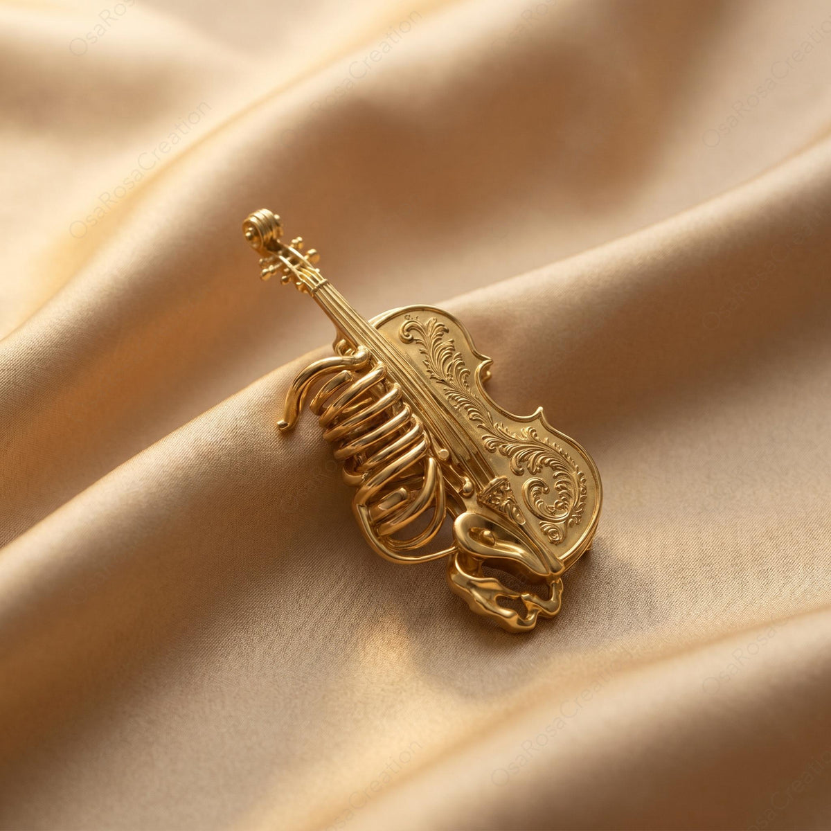 Broche Cage thoracique de violon