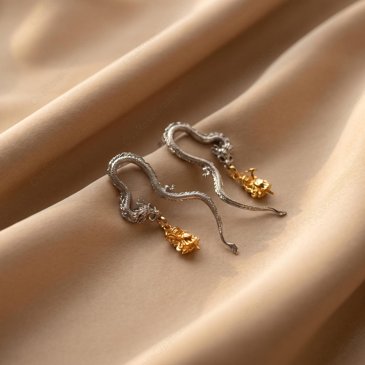 Dragon Fairy Charm Earrings