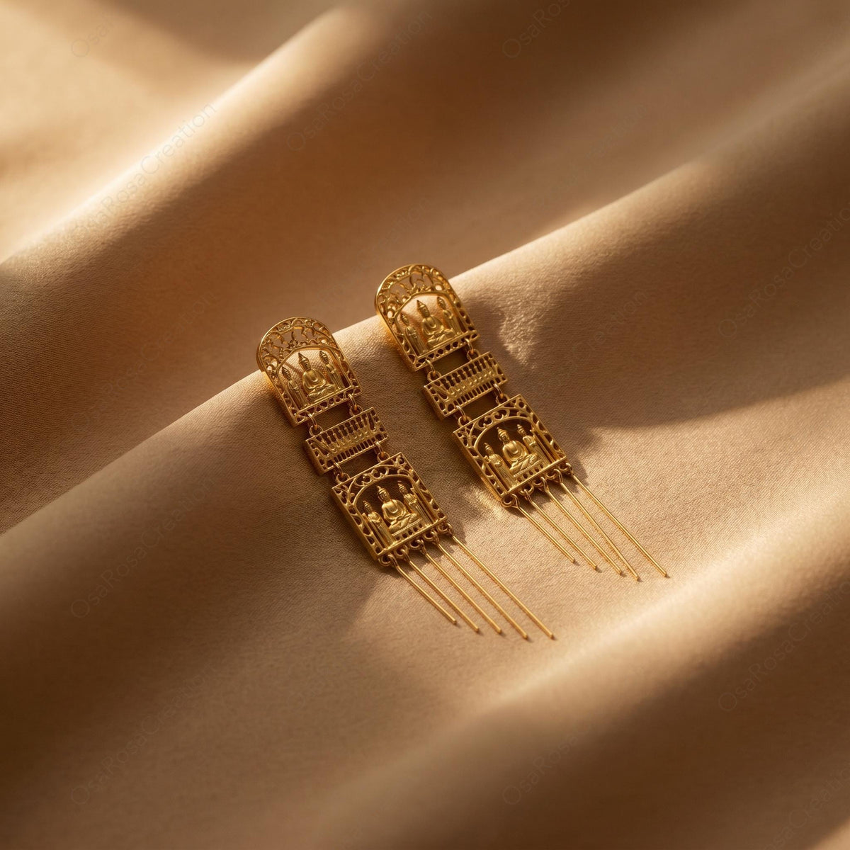 Zen Buddha Earrings