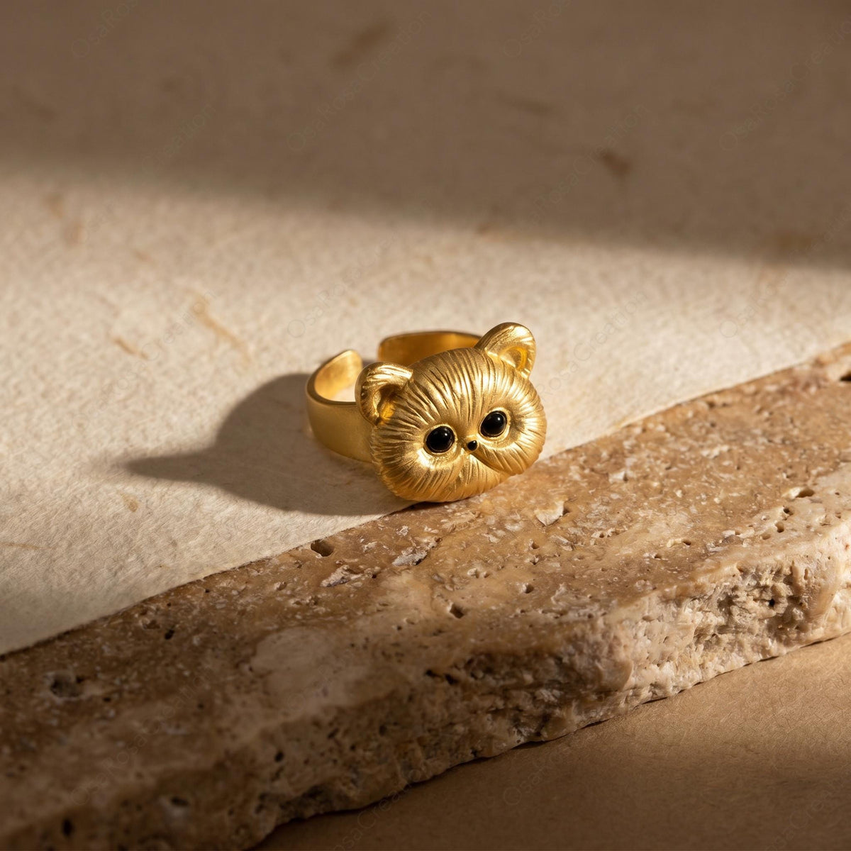 Textured Cat Ring