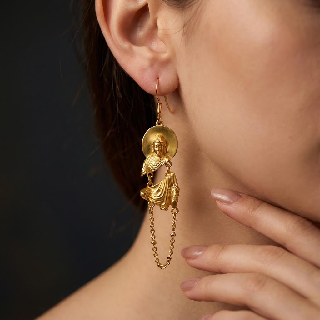 Buddha Halo Earrings