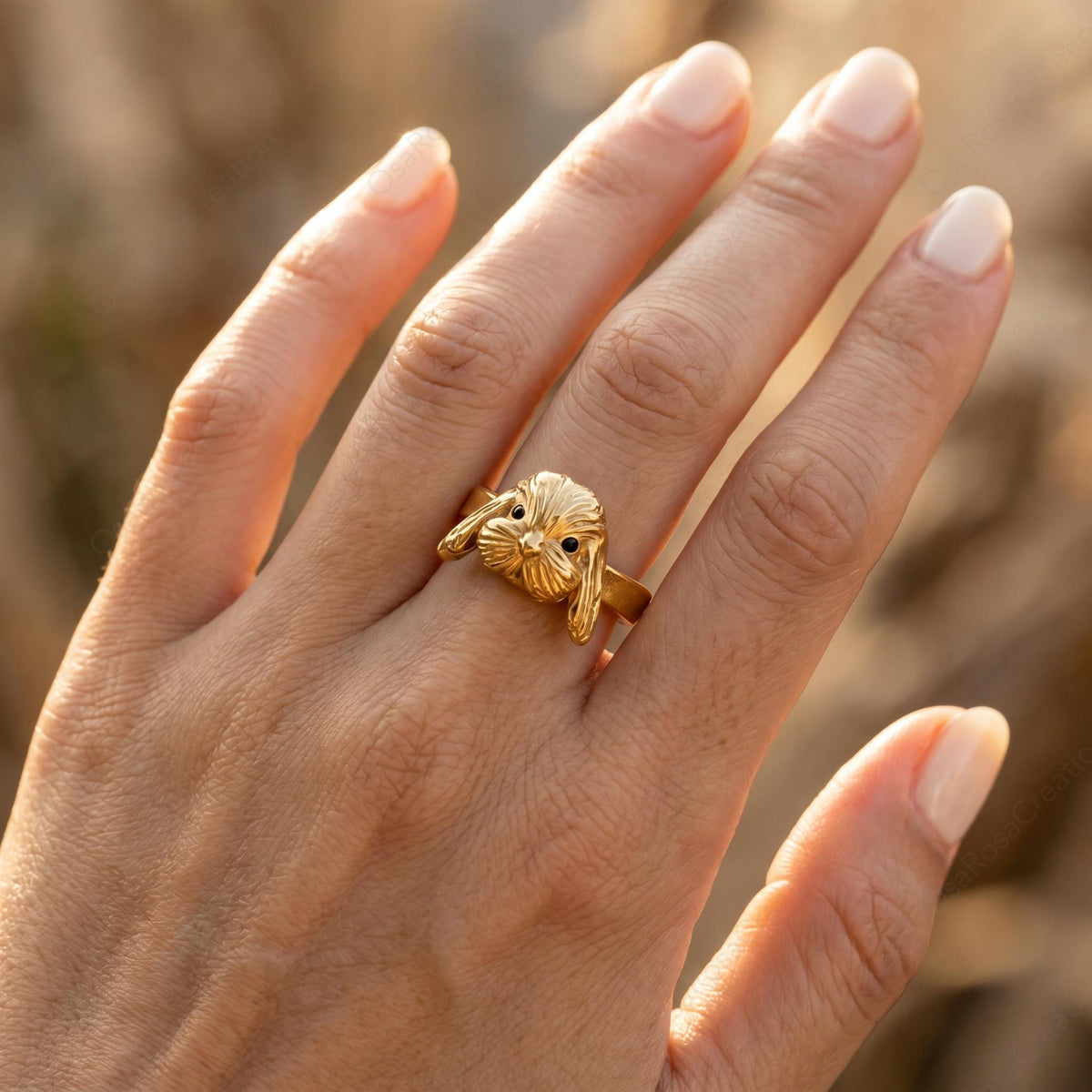 Lop Bunny Ring
