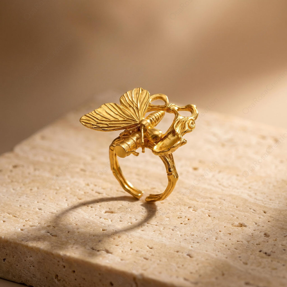 Art Nouveau Butterfly Ring