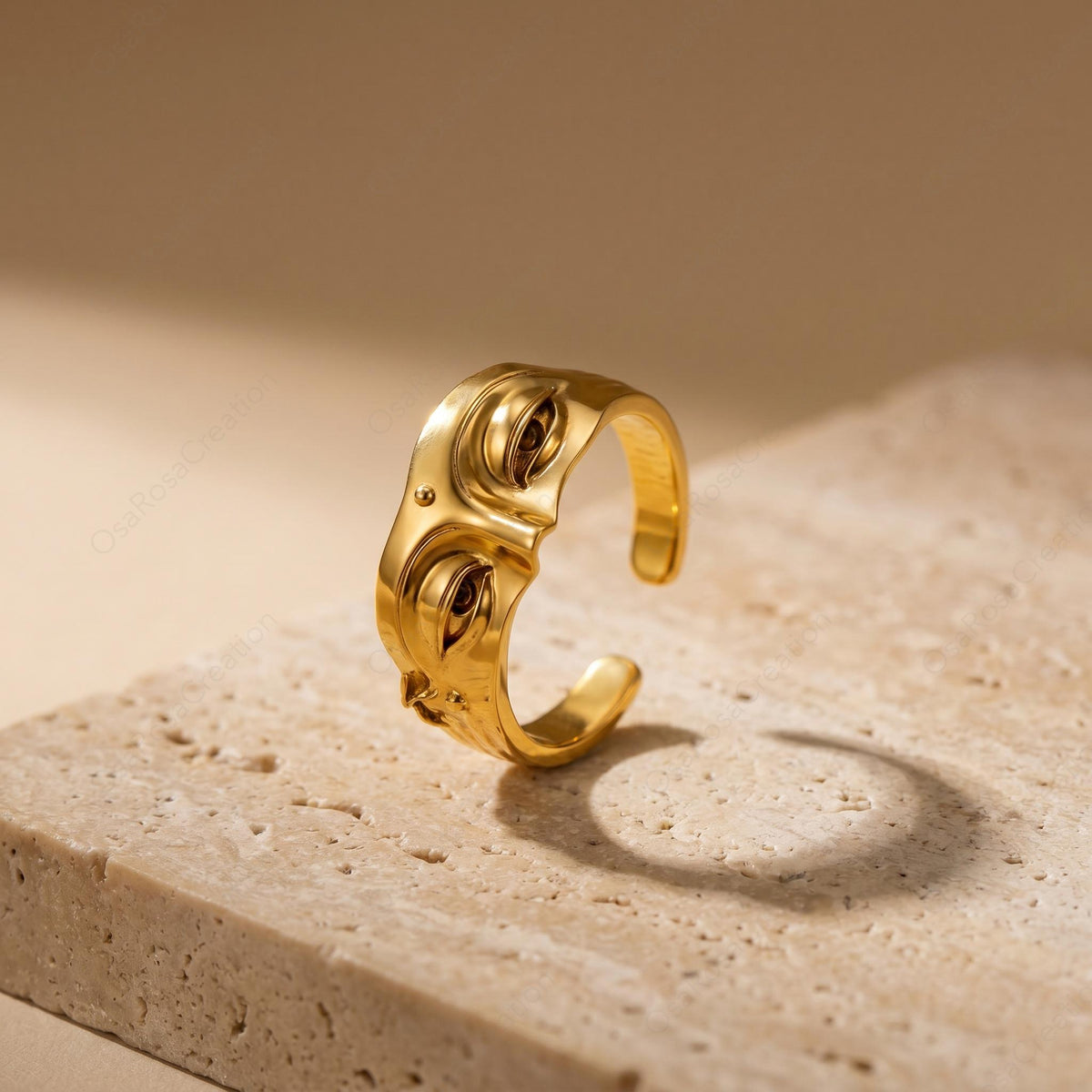 Abstract Face Ring