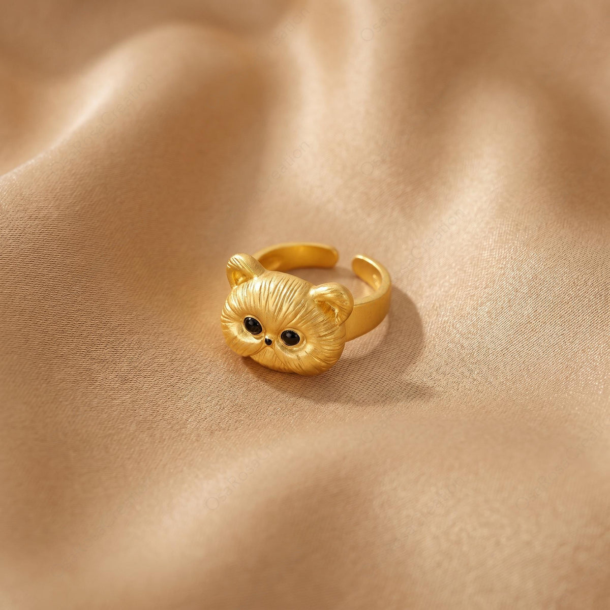 Textured Cat Ring