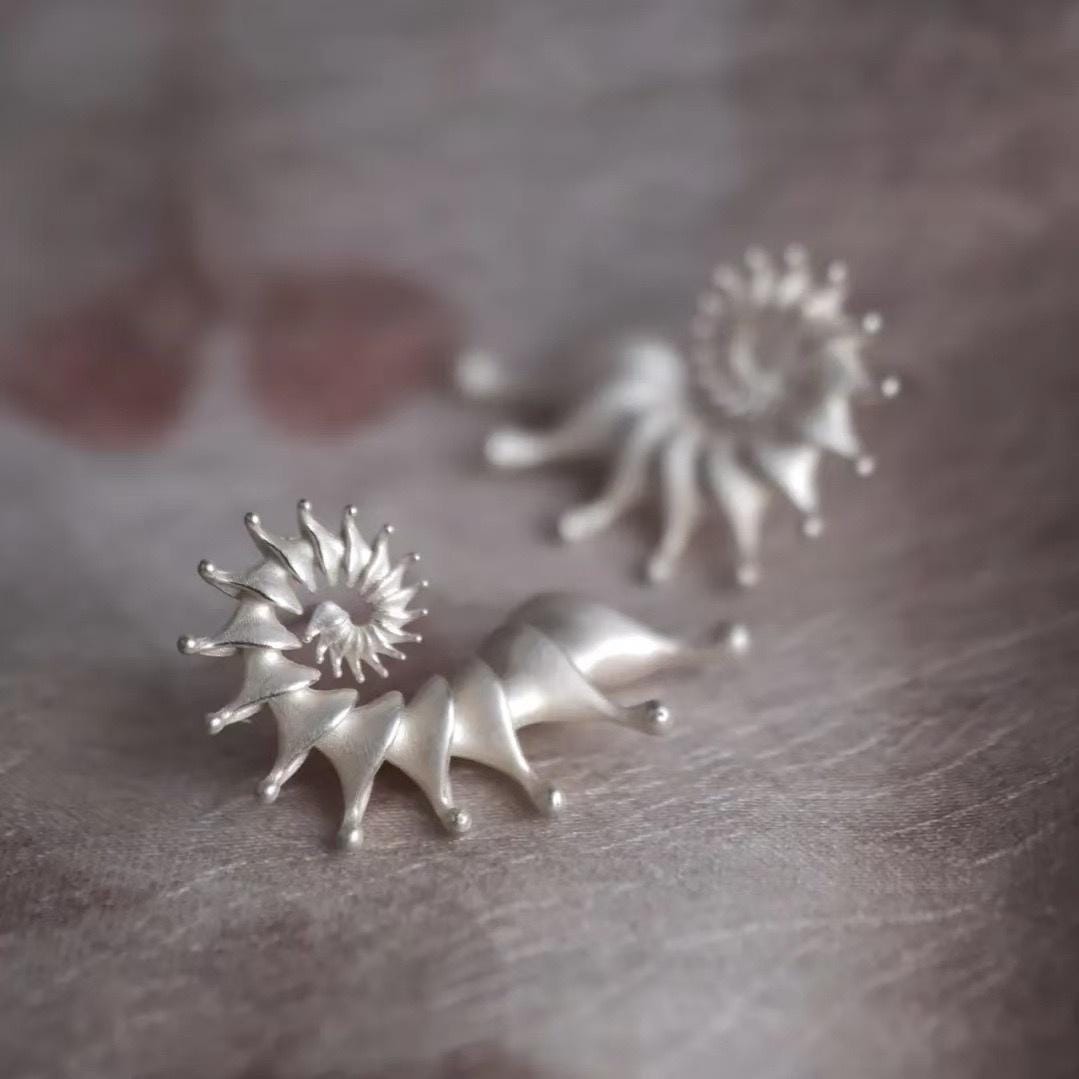 Poseidon Nautilus Studs