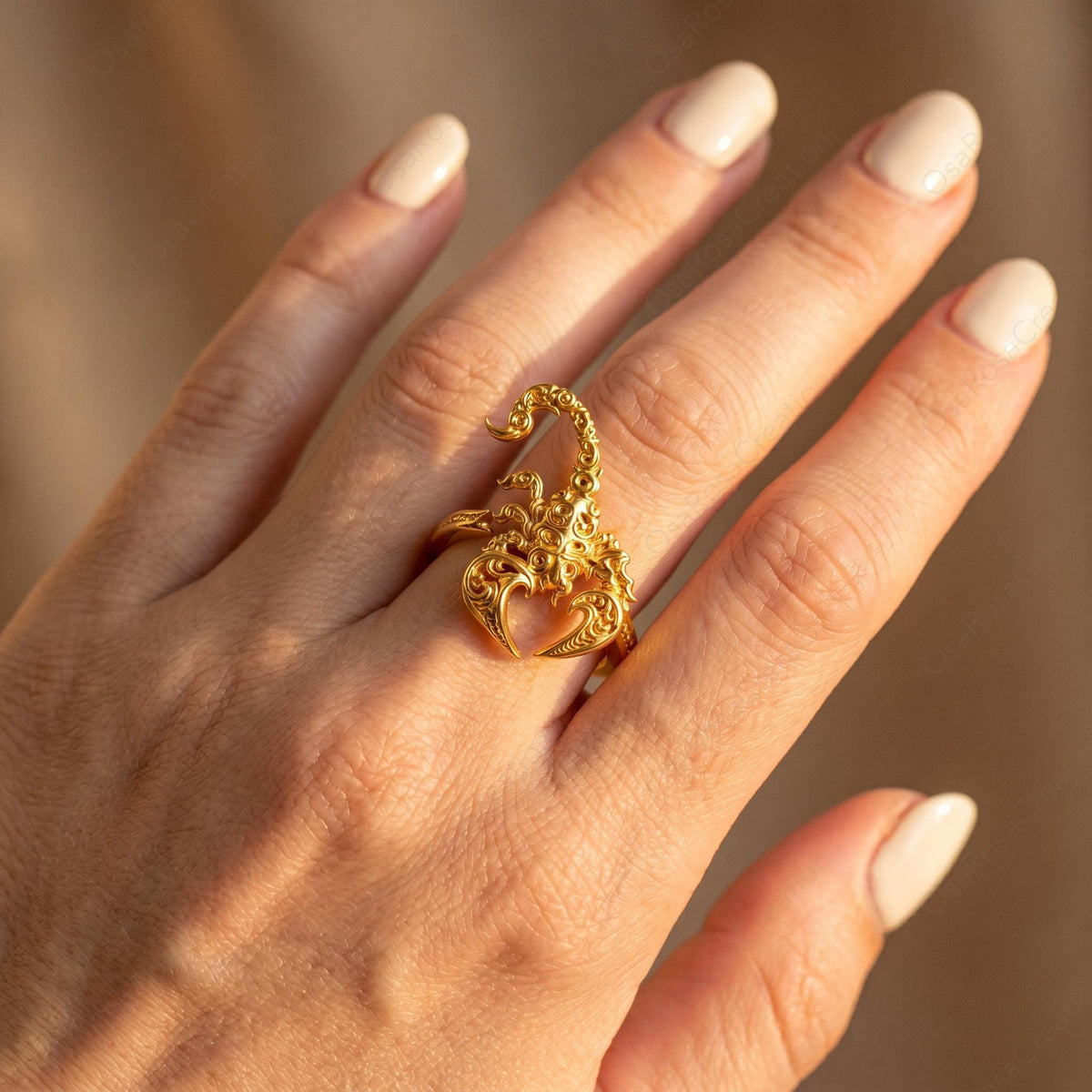 Baroque Scorpion Ring