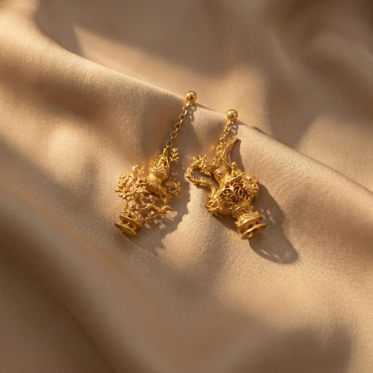 Boucles d'oreilles Bateau Verseau