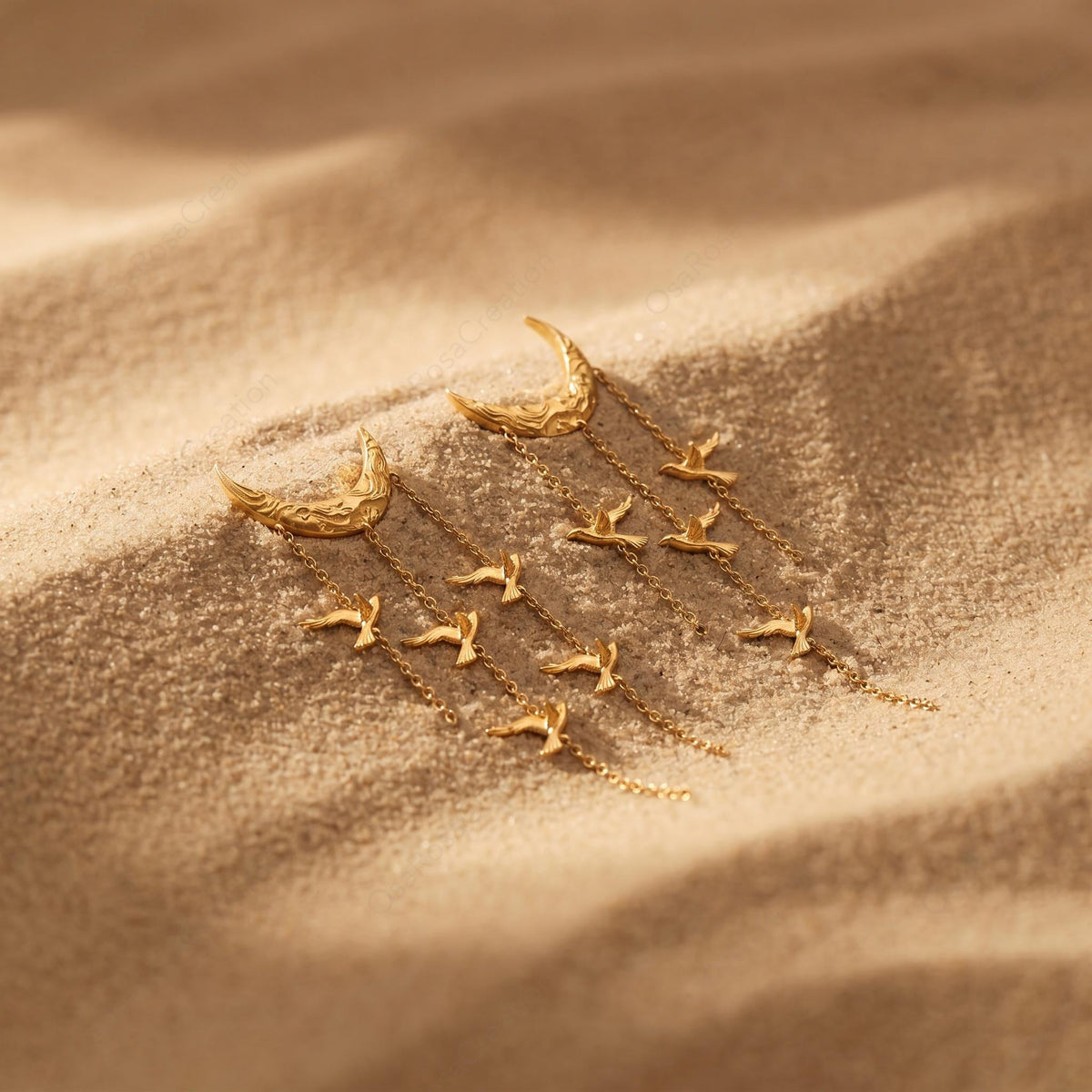 Moonlit Bird Earrings