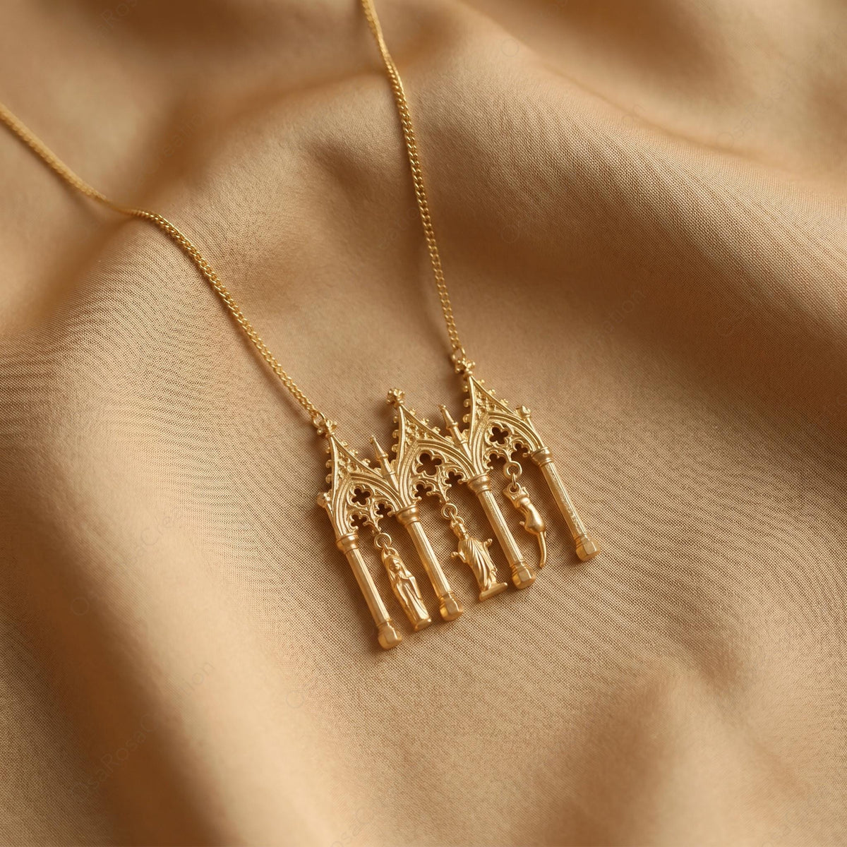 Cathedral Cat Necklace