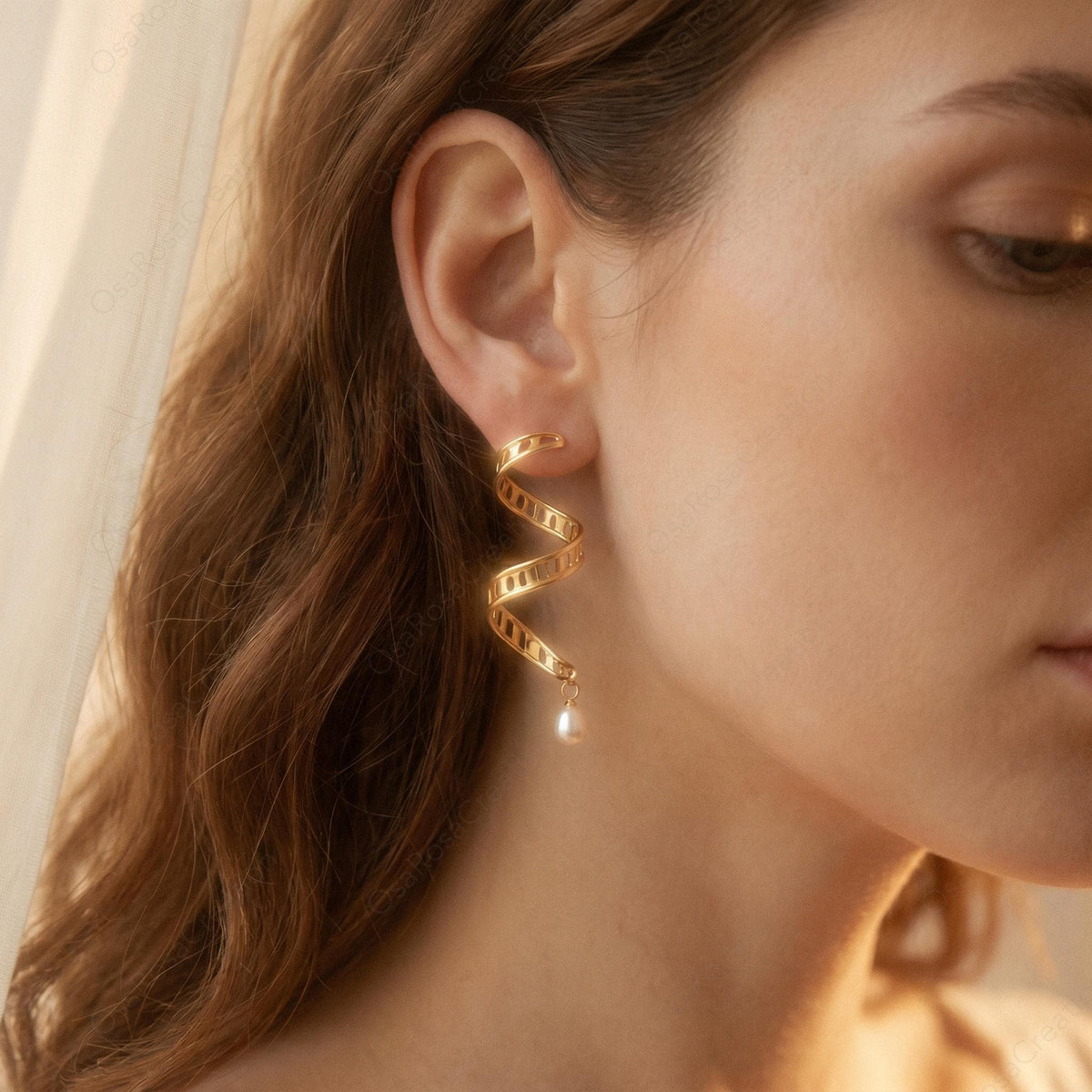 DNA Pearl Earrings