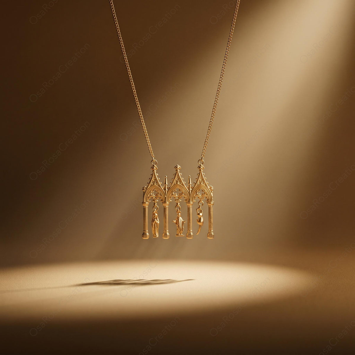 Cathedral Cat Necklace