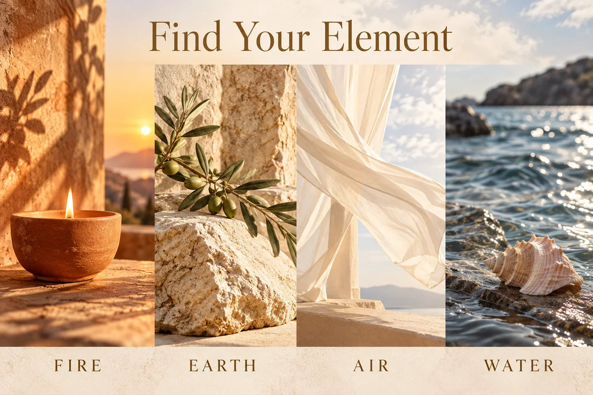 Fire, earth, air and water — find your element with OsaRosa
