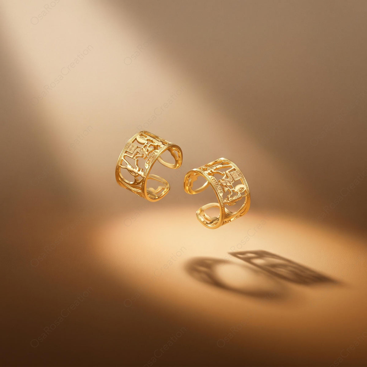 Nile Hieroglyph Ring