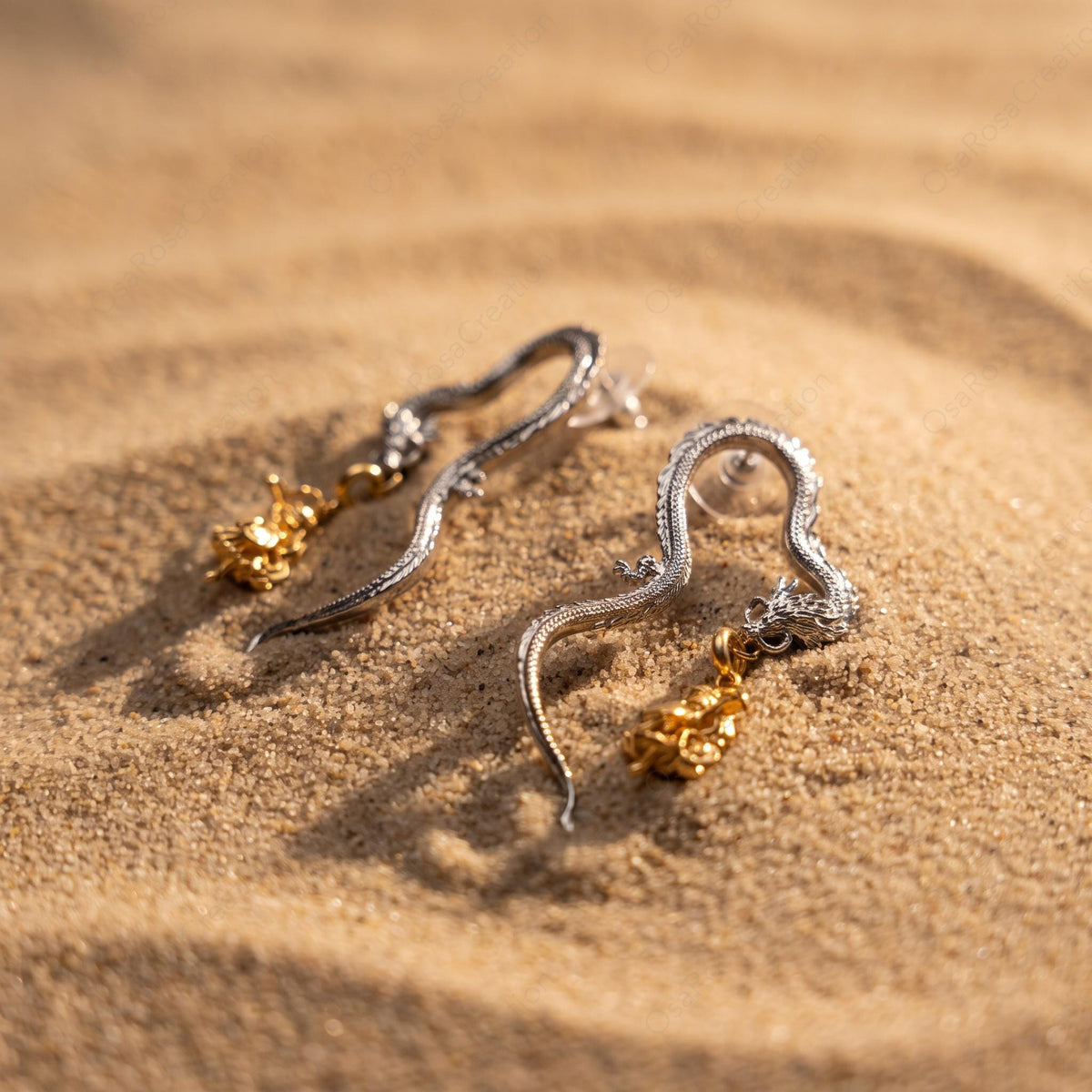 Dragon Fairy Charm Earrings