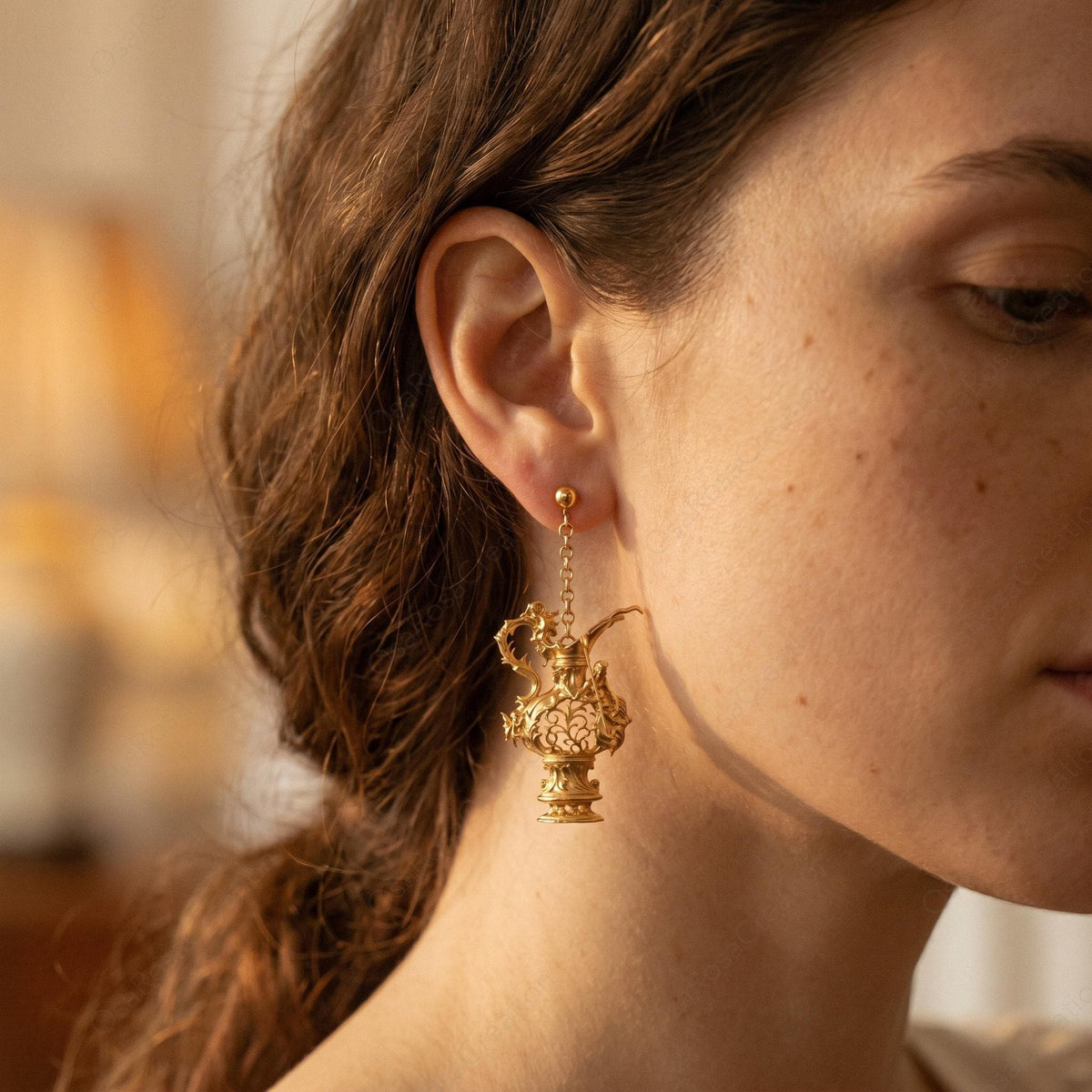 Boucles d'oreilles Bateau Verseau