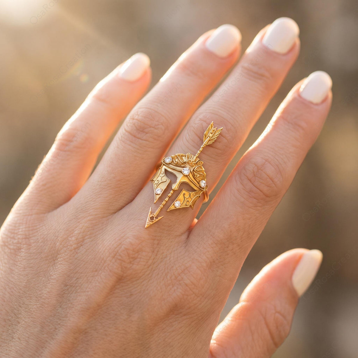 Spartan Helmet Ring