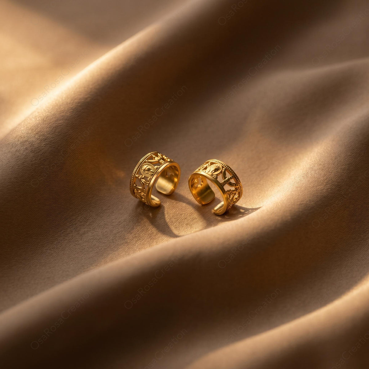 Egyptian Revival Hoops