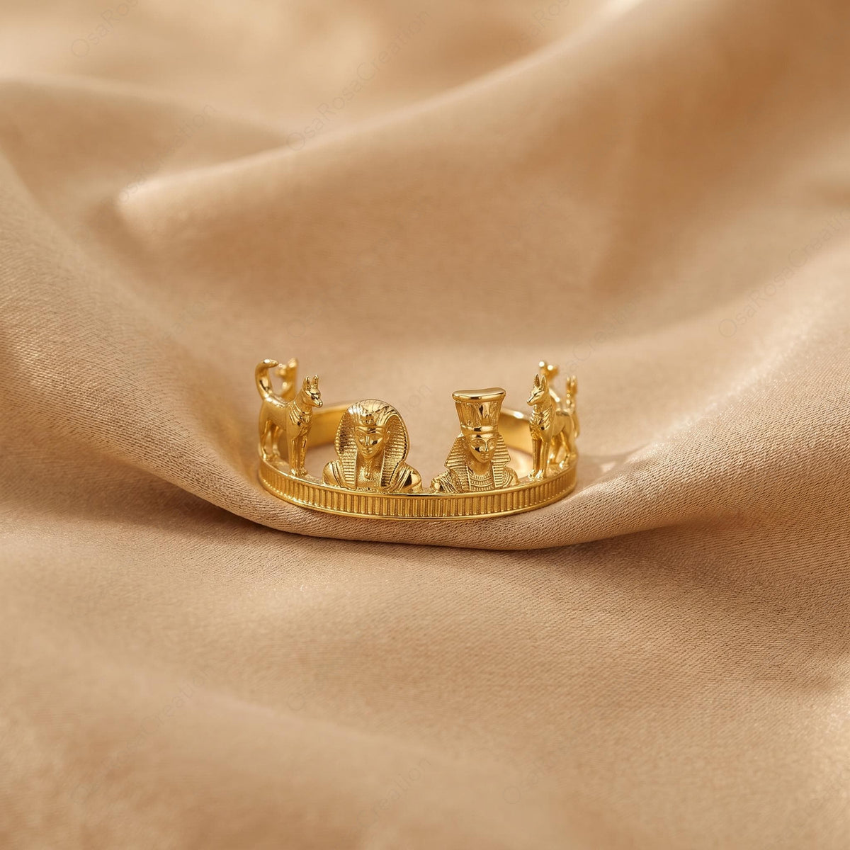 Anubis Temple Ring
