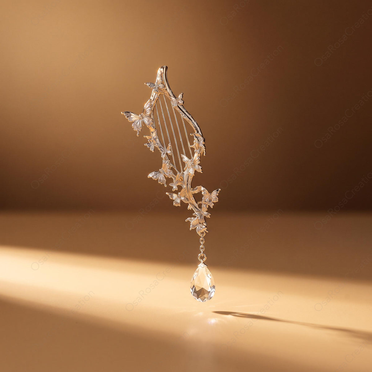 Elven Harp Ear Cuff