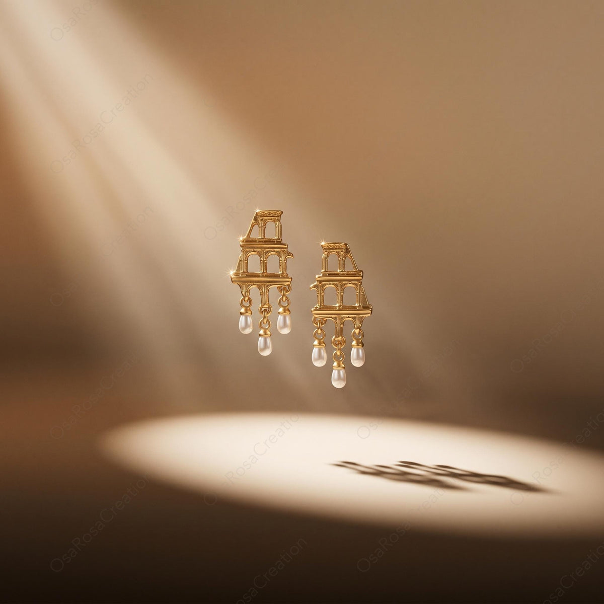 Colosseum Pearl Earrings