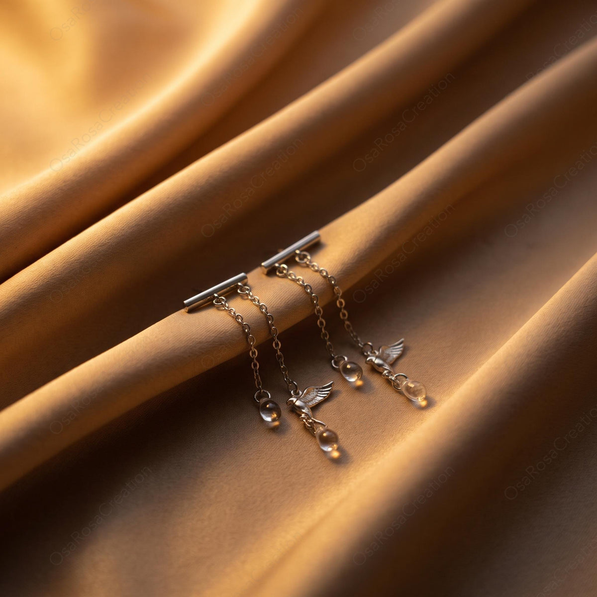 Orecchini pendenti Kinetic Bird Fringe