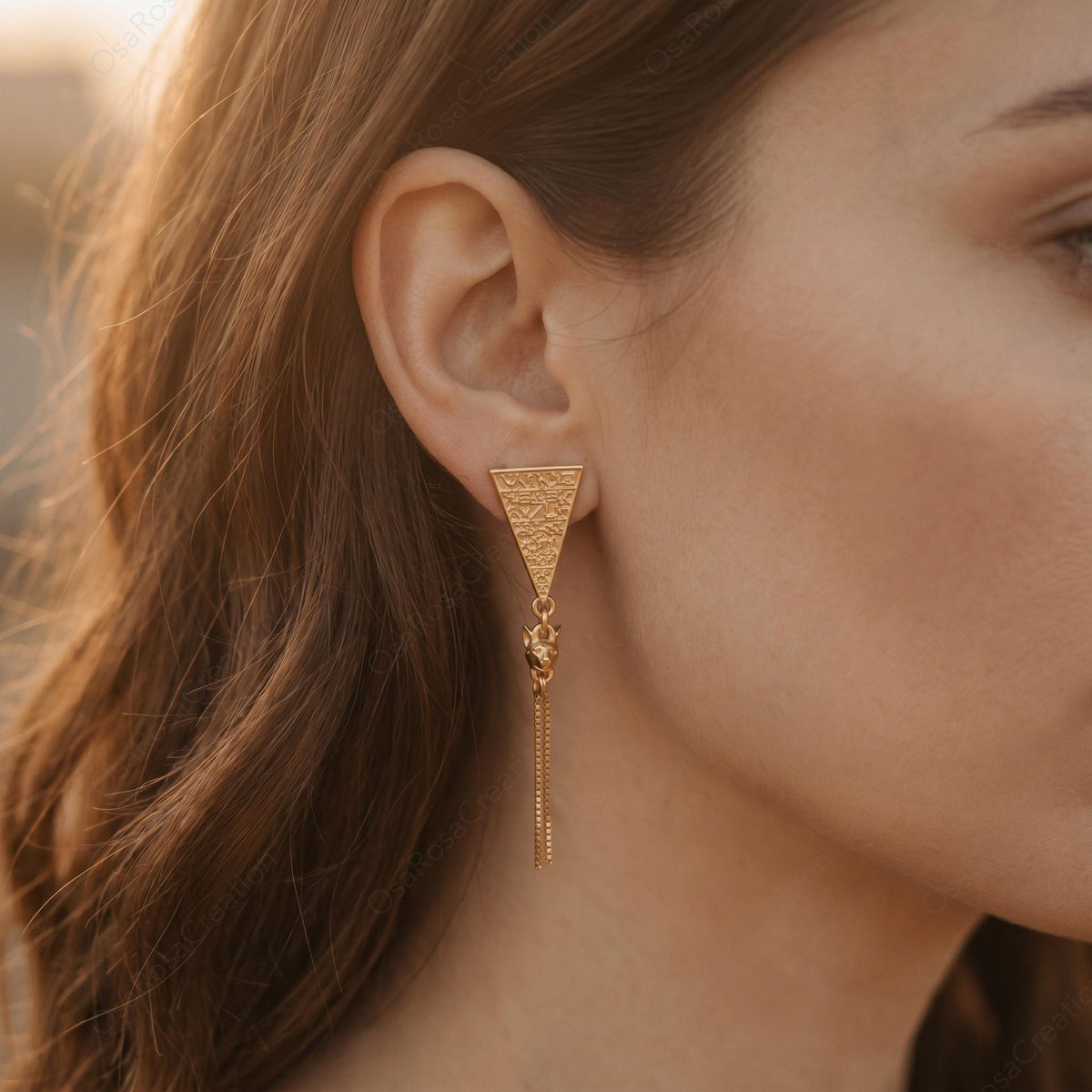 Bastet Cat Earrings