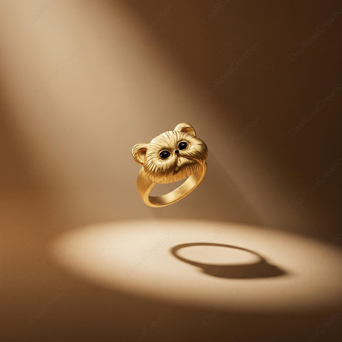 Textured Cat Ring
