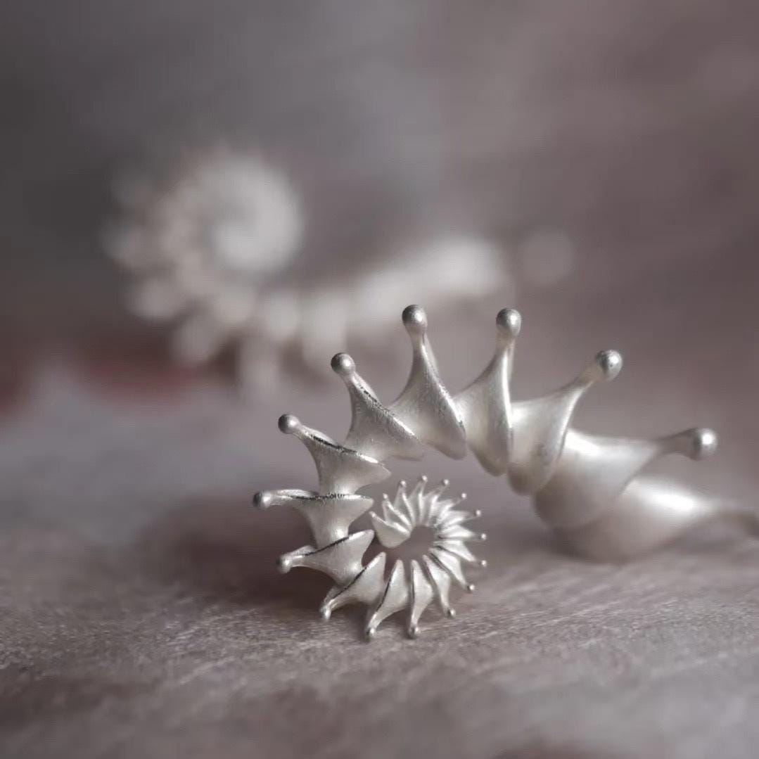 Poseidon Nautilus Studs