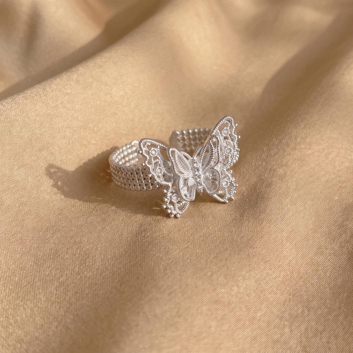 Filigree Butterfly Ring