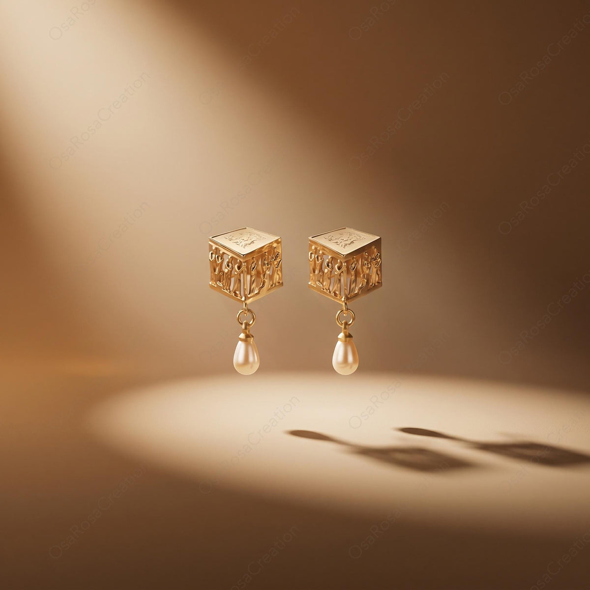 Boucles d'oreilles l'Académie de Platon
