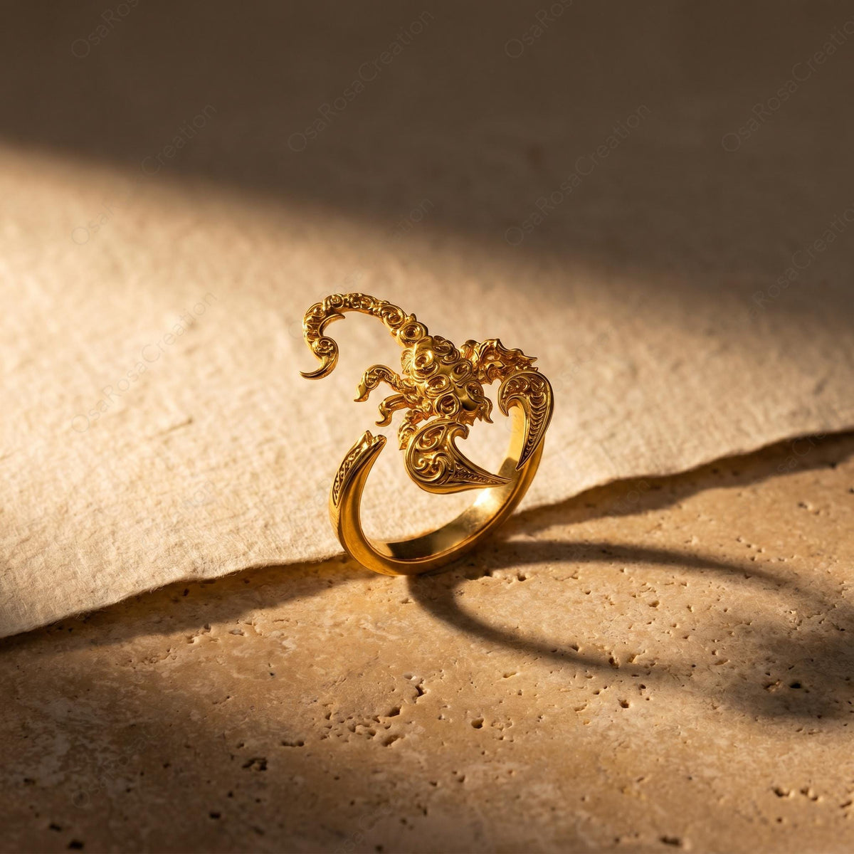 Baroque Scorpion Ring