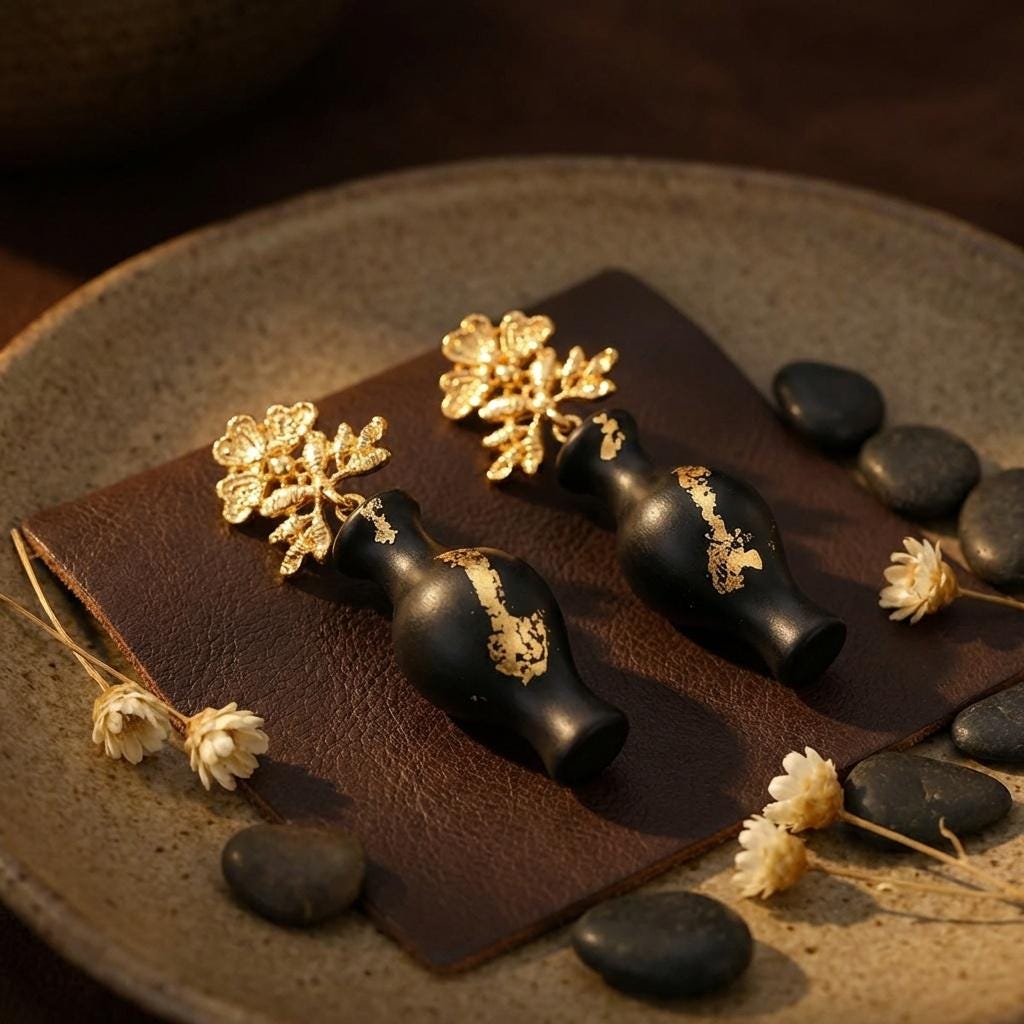 Kintsugi Vase Earrings