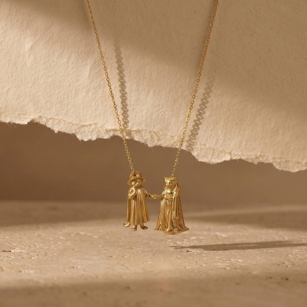 Arnolfini Cat Necklace
