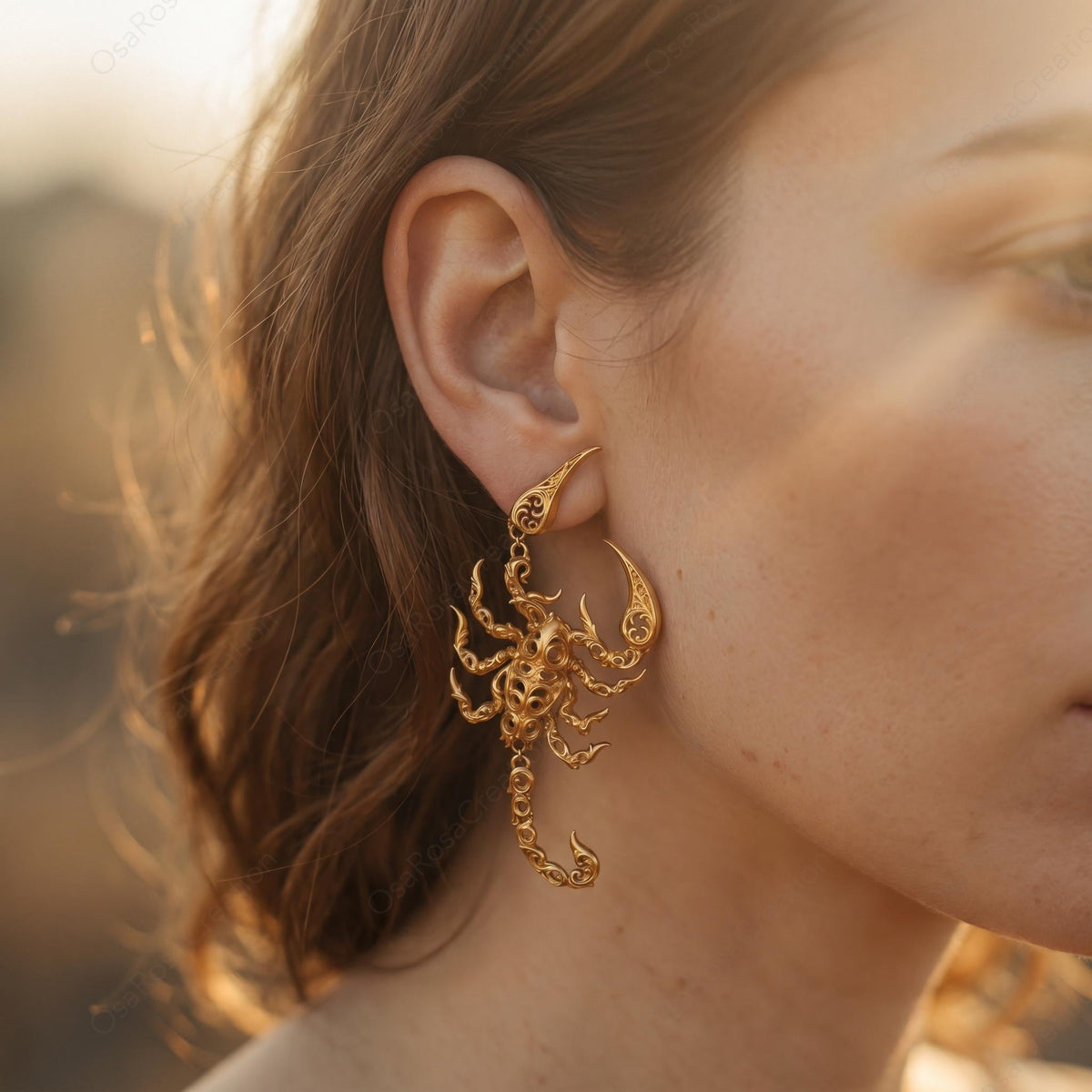 Baroque Scorpio Earrings
