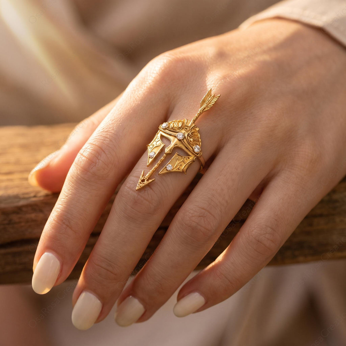Spartan Helmet Ring