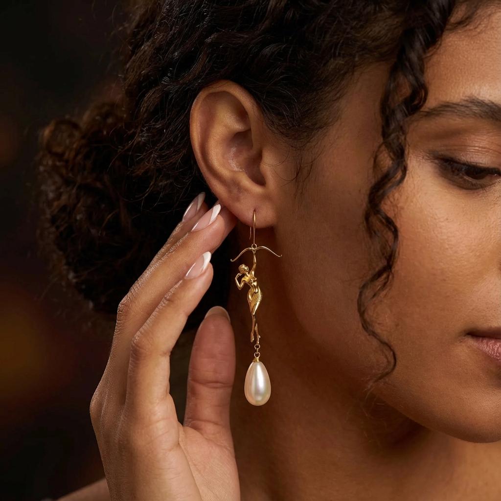 Sagittarius Archer Earrings