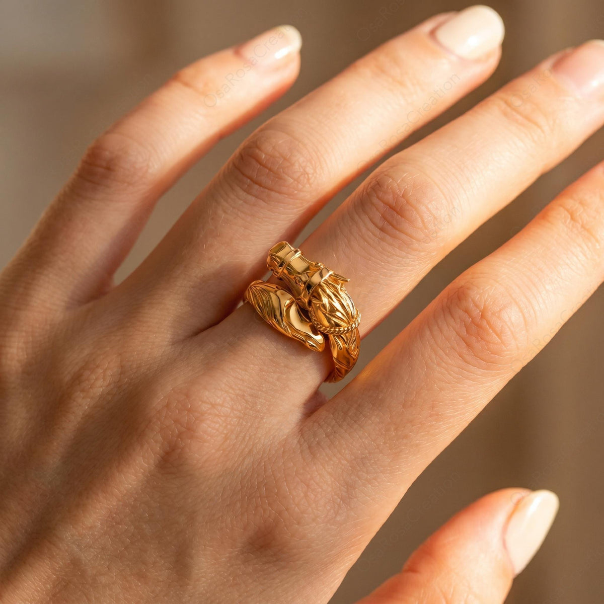 Equestrian Horse Wrap Ring